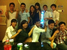 业务冠军年度KTV活动留念